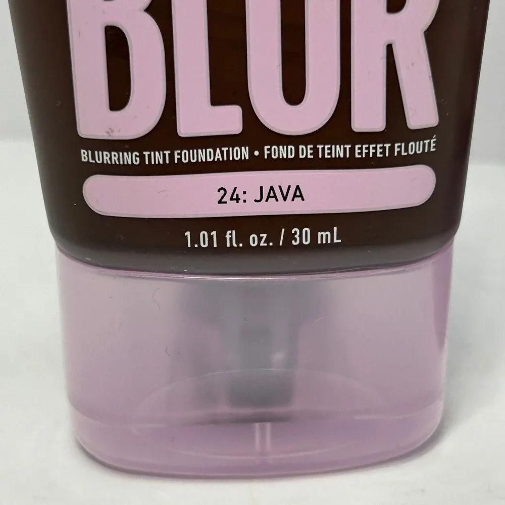 NYX Bare With‎ Me Blur Blurring Tint Foundation 24 Java 1.01oz Lot of 2 NEW